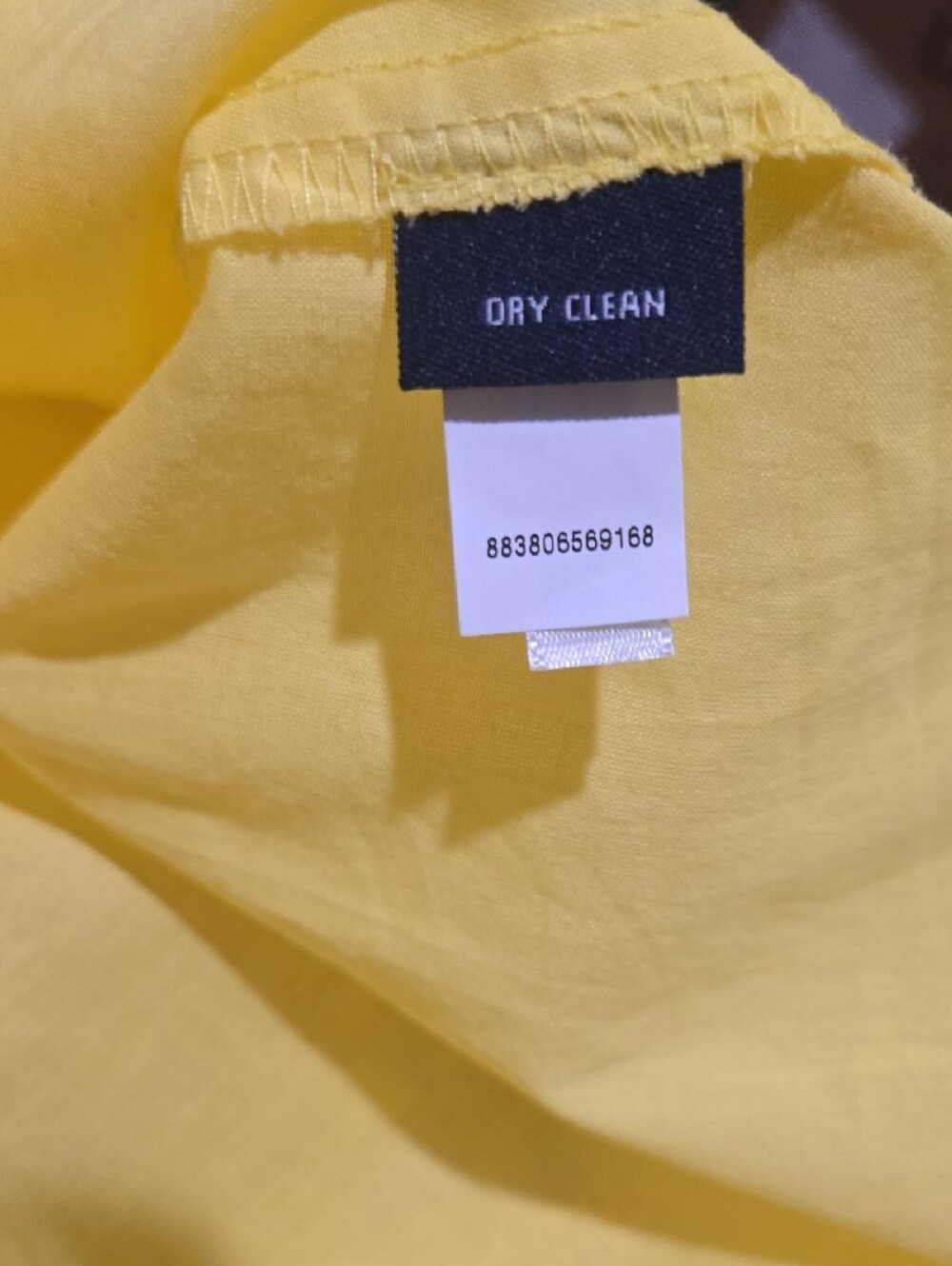Chaps Eyelet Midi Dress โ Butter Yellow โ Like New - Picture 10 of 10